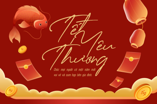 Mẫu thiết kế Thank you card Tết, Xuân, Ất tỵ, 2025, năm 2025, hoa lá, thuần Việt, cổ điển 1777148922