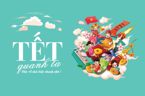 Mẫu thiết kế Postcard Dân gian, tết, truyền thống, folk, traditions, dễ thương, cute, chibi, hoạt hình, cartoon 1775287957