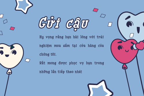 Mẫu thiết kế Thank you card Dễ thương, cute, chibi, hoạt hình, cartoon 1777149003