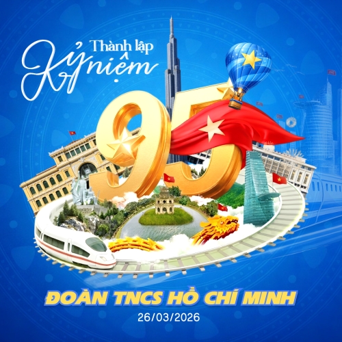 Mẫu thiết kế Bài post MXH vuông Ký niệm thành lập Đoàn 1778447669