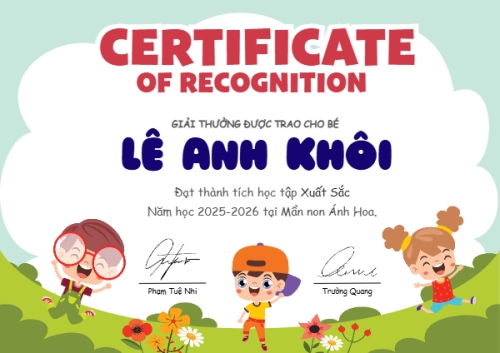 Mẫu thiết kế Bằng khen Quốc tế thiếu nhi, trẻ em,1/6, International Children's Day, children, giáo dục, education, school, trường họ 1778442440