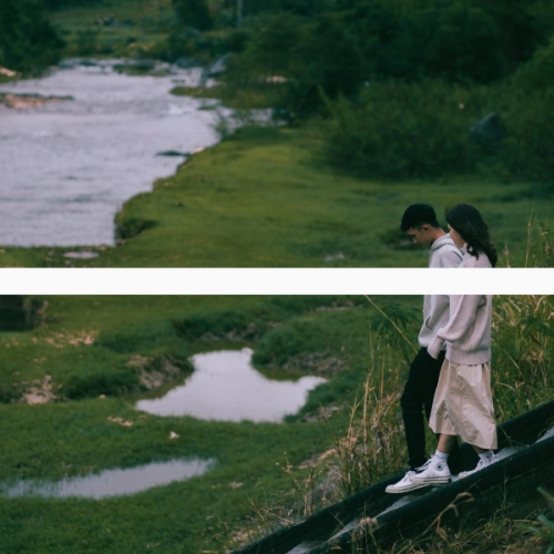 Mẫu thiết kế Photobook vuông Couple, cặp đôi, người yêu, lover, tình yêu, love, đơn giản, simple, cute, dễ thương 1778450976