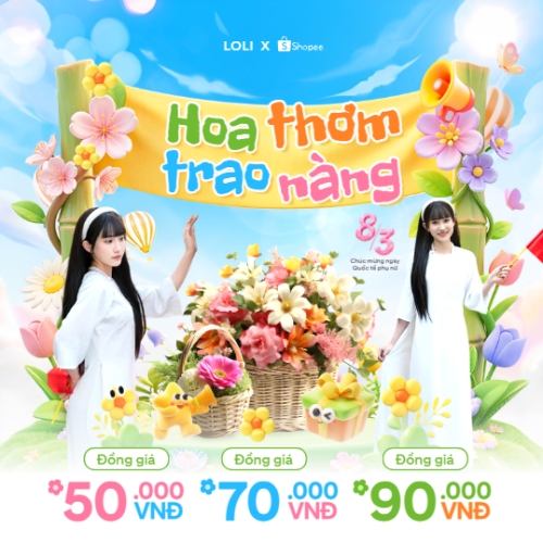 Mẫu thiết kế Bài post MXH vuông Hoa thơm trao nàng 1778442185