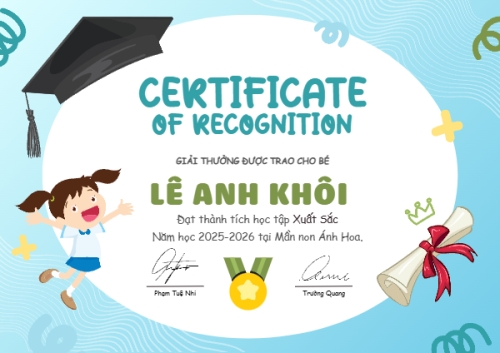 Mẫu thiết kế Bằng khen Quốc tế thiếu nhi, trẻ em,1/6, International Children's Day, children, giáo dục, education, school, trường học 1778442440