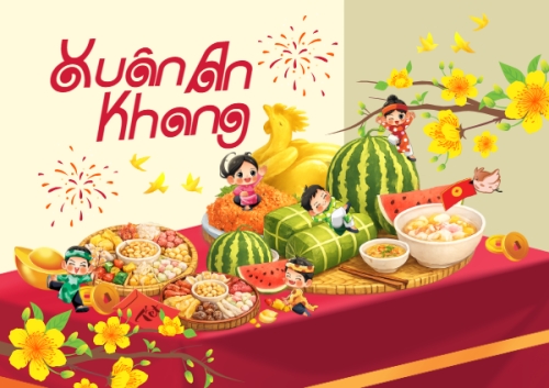Mẫu thiết kế Thiệp chúc mừng Xuân an khang 1778438771