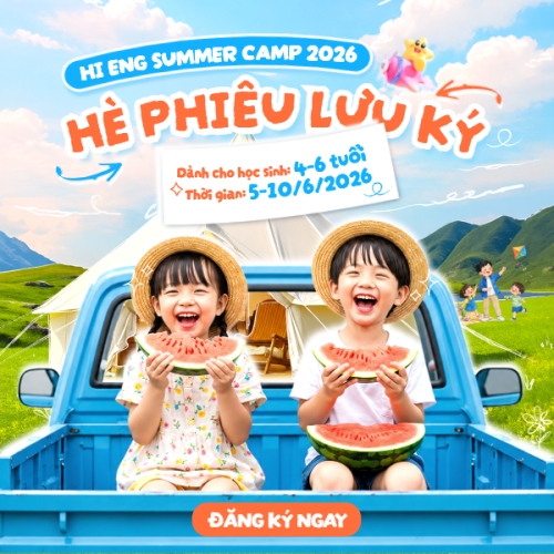 Mẫu thiết kế Bài post MXH vuông Hè phiêu lưu ký 1779254504