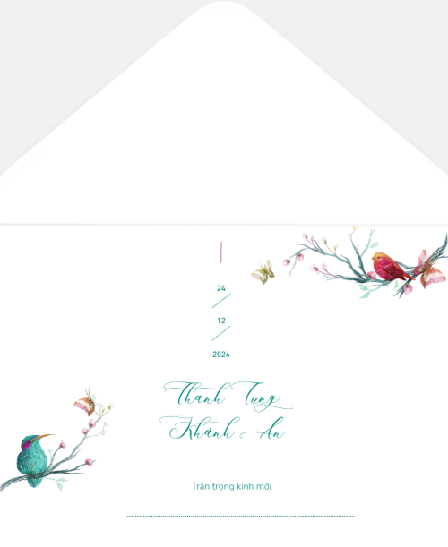 Mẫu thiết kế Bao thiệp cưới Primavera, hiện đại, sang trọng, morden 1779384041