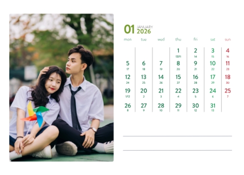 Mẫu thiết kế Lịch để bàn Tết, Xuân, Bính Ngọ, năm 2026, 2026, hiện đại, sang trọng, modern 1778442615