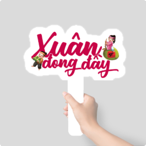 Mẫu thiết kế Hashtag cầm tay Tết, Xuân, Ất tỵ, năm 2025, 2025, sự kiện, event 1778442614
