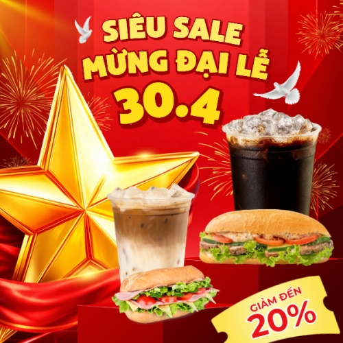 Mẫu thiết kế Bài post MXH vuông Siêu sale mừng đại lễ 1777570683