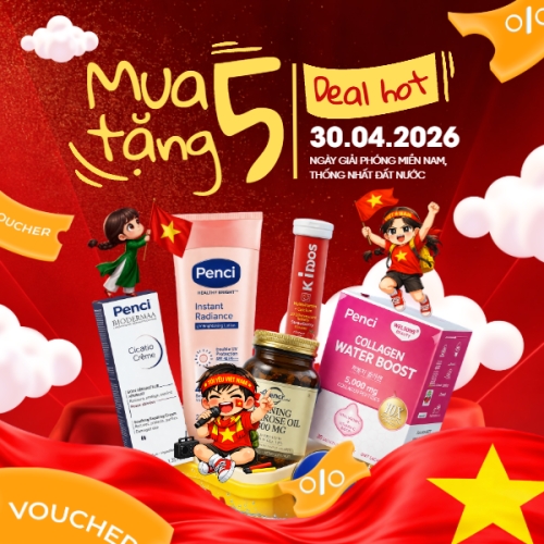 Mẫu thiết kế Bài post MXH vuông Mua 5 tặng 5 mừng lễ 30/4 1777570619