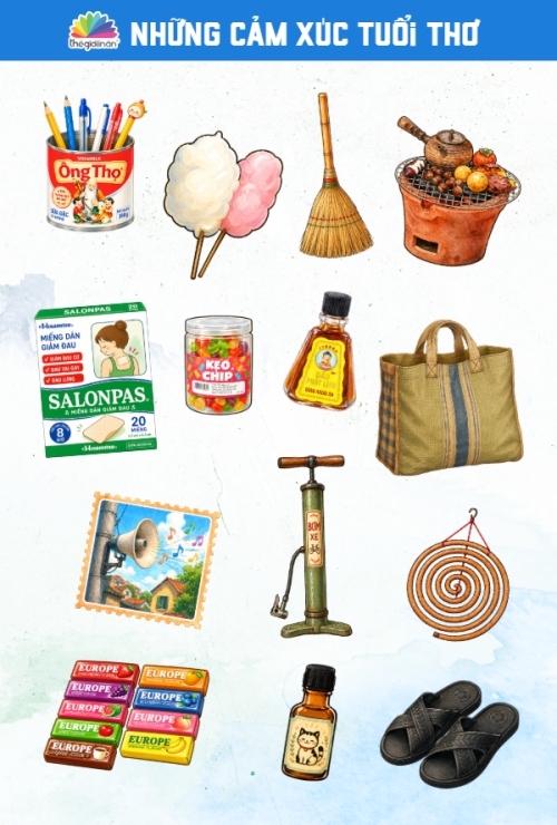 Mẫu thiết kế Nhãn Sticker - Sticker Sheets Những cảm xúc tuổi thơ 1778442480