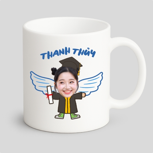 Mẫu thiết kế Ly sứ (cốc) Tốt nghiệp chibi 1777641207