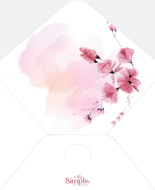 Mẫu thiết kế Bao thiệp cưới Hoa lá, thiên nhiên, floral, vintage 1779398578