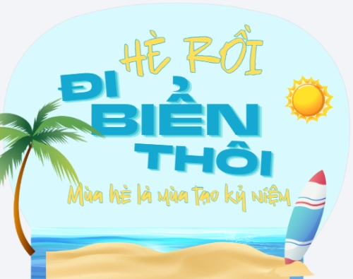 Mẫu thiết kế Quạt cầm tay Hè rồi đi biển thôi 1780219425