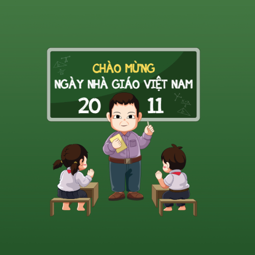 Mẫu thiết kế Nhãn dán Decal Ngày nhà giáo, 20/11, Teacher's day, giáo dục, education, school, trường học, sự kiện, event 1778452268