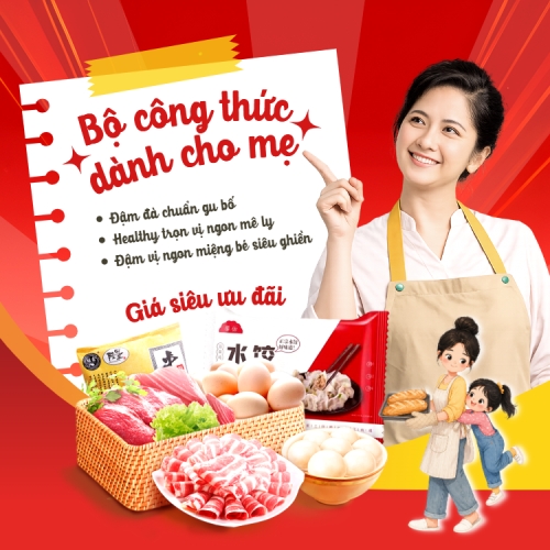 Mẫu thiết kế Bài post MXH vuông Bộ công thức dành cho mẹ 1778257844