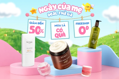 Mẫu thiết kế Bài post MXH ngang Ngày của mẹ deal thả ga 1778442284