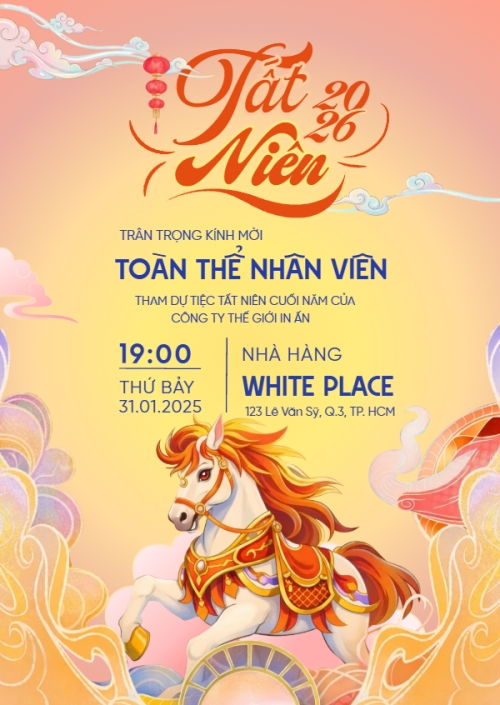 Mẫu thiết kế Thư mời Tất niên truyền thống 1778442336