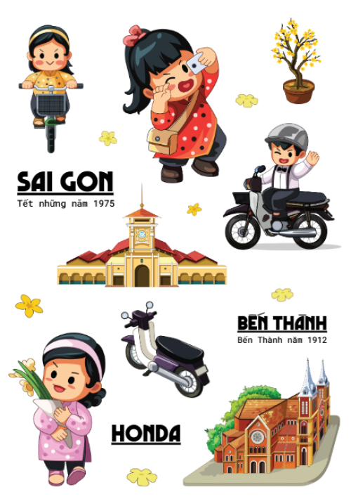 Mẫu thiết kế Nhãn Sticker - Sticker Sheets Tết, Xuân, Ất tỵ, năm 2025, 2025, sự kiện, event 1777890790