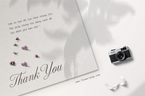Mẫu thiết kế Thank you card Hiện đại, sang trọng, morden, nhẹ nhàng 1778451664