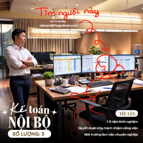 Mẫu thiết kế Bài post MXH vuông Tuyển dụng kế toán 1777575118