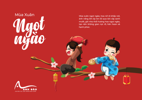 Mẫu thiết kế Thiệp chúc mừng Tết, Xuân, dễ thương, cute, truyền thống, dân gian, thuần Việt 1778438771