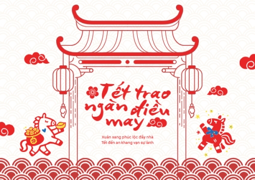 Mẫu thiết kế Thiệp chúc mừng Tết trao ngàn điều may 1778438771
