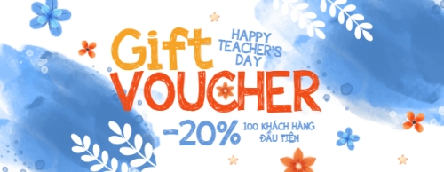 Mẫu thiết kế Gift voucher Happy Teacher's day 20/11 1778448170