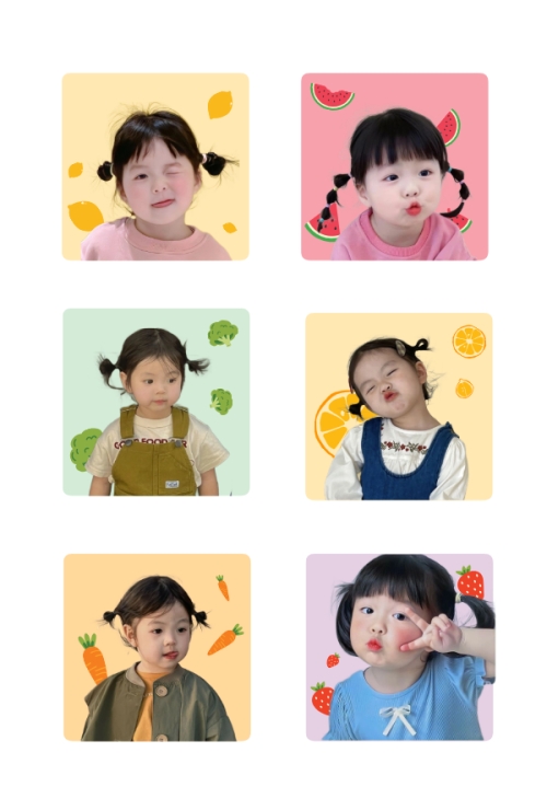 Mẫu thiết kế Nhãn Sticker - Sticker Sheets Em bé dễ thương 1777890790