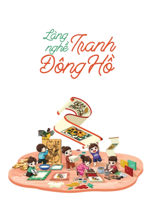 Mẫu thiết kế Sổ tay tranh Đông Hồ, Dong Ho painting, Việt Nam, làng nghề, truyền thống, traditional, đơn giản, du lịch, travel 1778438784