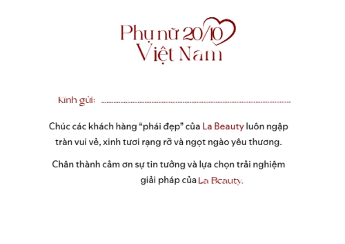 Mẫu thiết kế Thiệp chúc mừng 20/10, Ngày phụ nữ Việt Nam, Vietnamese Women's Day, phụ nữ, sự kiện, event, mỹ phẩm, làm đẹp, beauty, hiện đại, modern 1777580004