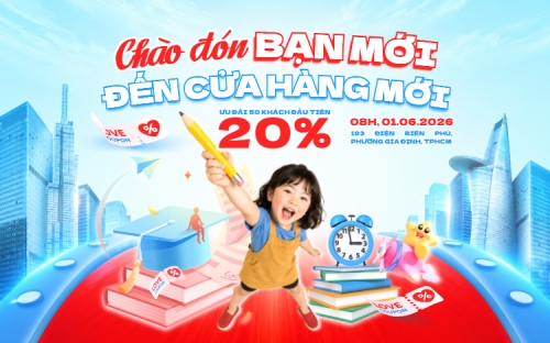 Mẫu thiết kế Banner - Băng rôn Chào đón bạn mới đến cửa hàng mới 1779679633