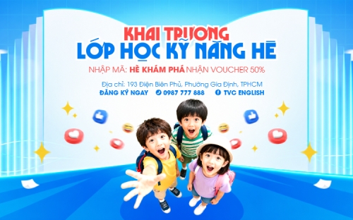 Mẫu thiết kế Banner - Băng rôn Khai trương lớp học kỹ năng hè 1779679633