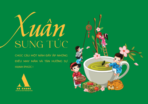Mẫu thiết kế Thiệp chúc mừng Tết, Xuân, dễ thương, cute, truyền thống, dân gian, thuần Việt 1778442326