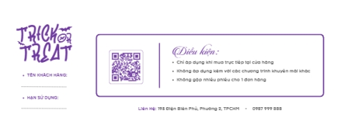 Mẫu thiết kế Gift voucher Halloween, lễ hội ma quái, sự kiện, event, dễ thương, cute, chibi, hoạt hình, cartoon 1778452366