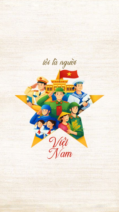 Mẫu thiết kế Hình nền điện thoại tôi là người Việt Nam 1777570625