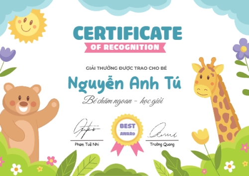 Mẫu thiết kế Bằng khen Quốc tế thiếu nhi, trẻ em,1/6, International Children's Day, children , sự kiện, event, chương trình, giải trí, giáo dục, kids, zoo 1778442440