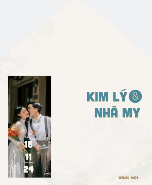 Mẫu thiết kế Bao thiệp cưới Thời thanh xuân, truyền thống, cổ điển, retro, traditional	 1779395145