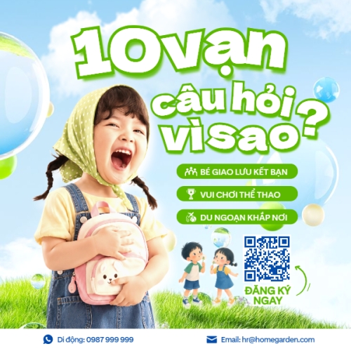 Mẫu thiết kế Bài post MXH vuông 10 vạn câu hỏi vì sao ngày hè 1780239078