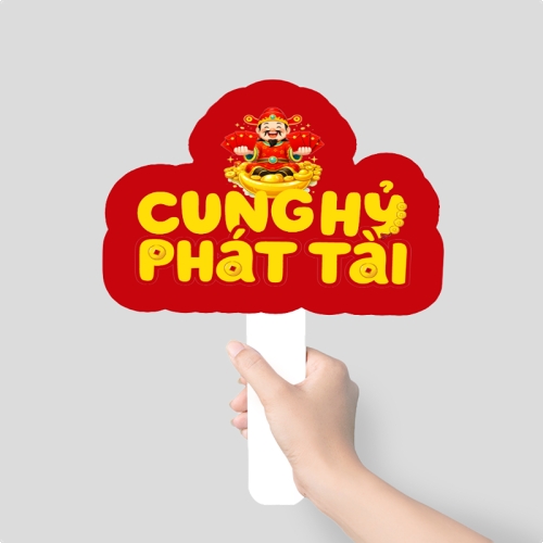 Mẫu thiết kế Hashtag cầm tay Cung hỷ phát tài 1778442553