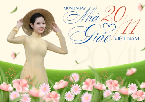 Mẫu thiết kế Thiệp chúc mừng Mừng ngày Nhà Giáo Việt Nam 1777575433