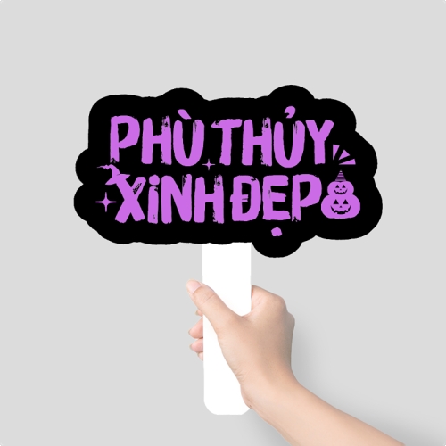 Mẫu thiết kế Hashtag cầm tay Halloween, lễ hội ma quái, sự kiện, event, dễ thương, cute, chibi, hoạt hình, cartoon 1780235790