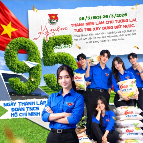 Mẫu thiết kế Bài post MXH vuông Thanh niên làm chủ tương lai, tuổi trẻ xây dựng Đất nước 1778447669