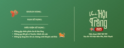 Mẫu thiết kế Gift voucher Trung thu, Tết Đoàn Viên, mid-autumn festival, sự kiện, ẩm thực, food, event, hiện đại, modern, cute, dễ thương, chibi 1778459883