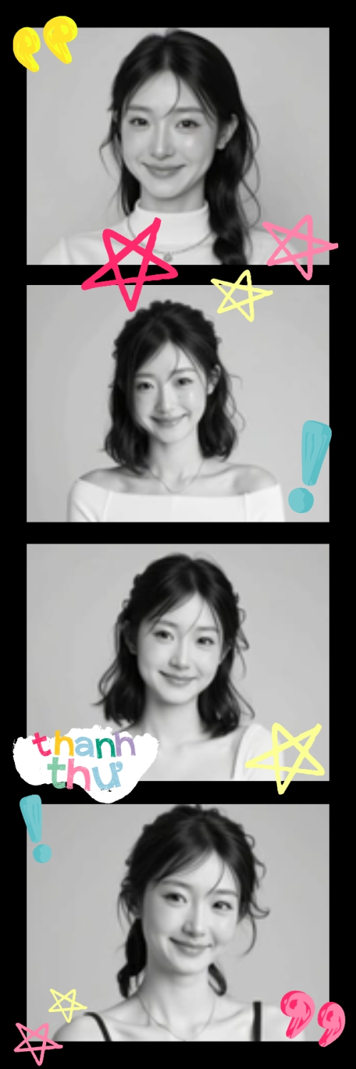 Mẫu thiết kế Bộ Ảnh Photobooth Idol, thần tượng, con gái, girl, cá nhân, personal style, sự kiện, event, cute, dễ thương 1779990952