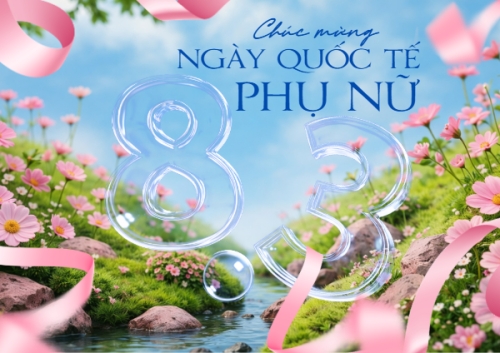Mẫu thiết kế Thiệp chúc mừng Chúc mừng ngày quốc tế phụ nữ 8.3 1777575351