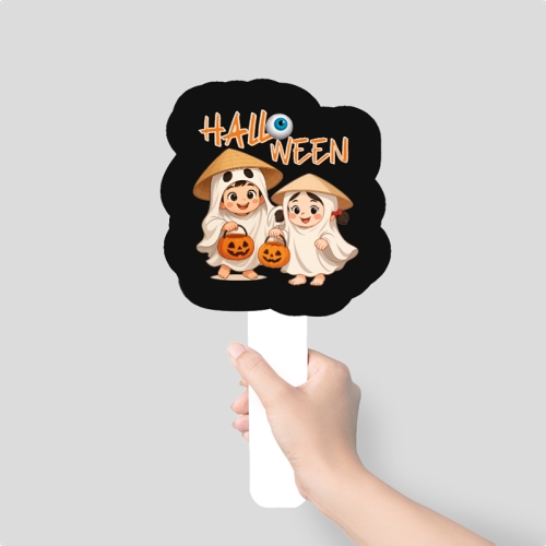 Mẫu thiết kế Hashtag cầm tay Halloween, lễ hội ma quái, sự kiện, event, dễ thương, cute, chibi, hoạt hình, cartoon 1777610060