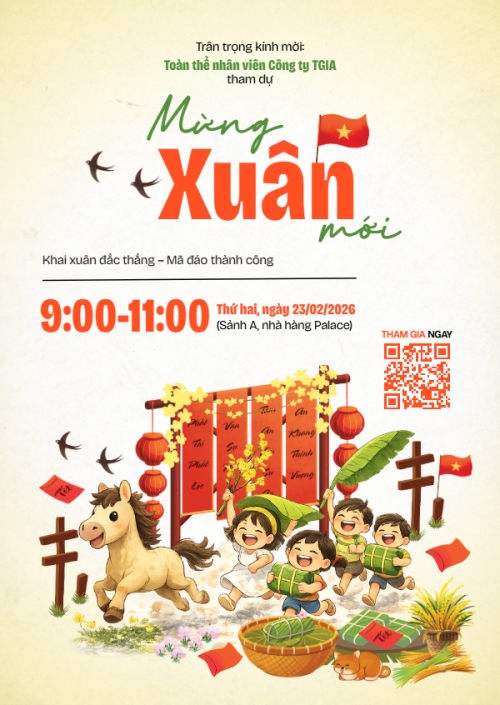 Mẫu thiết kế Thư mời Mừng xuân mới 1778442138