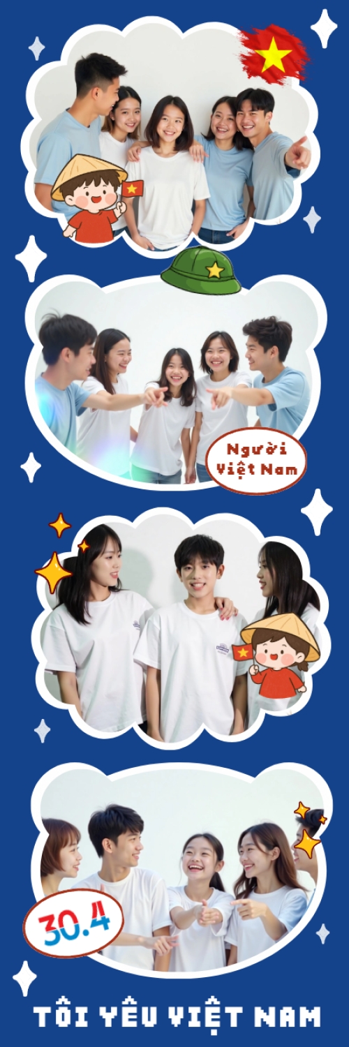 Mẫu thiết kế Bộ Ảnh Photobooth Tôi yêu Việt Nam 1779999390